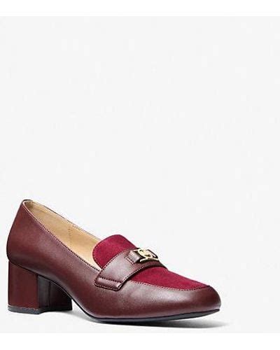 Mindy Flex Leather and Suede Loafer .